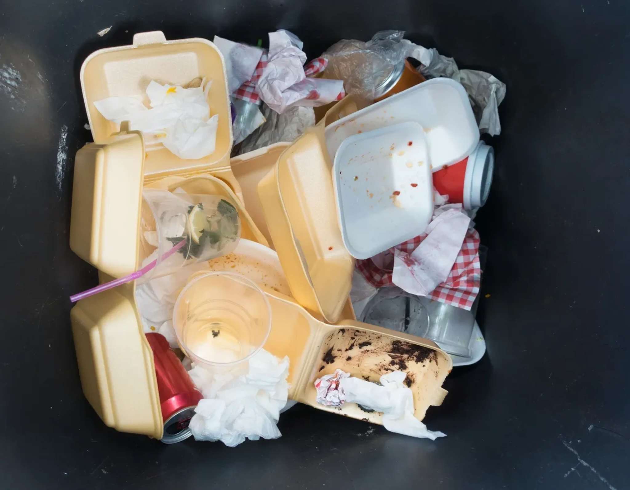 Food packaging waste image relating to food safety and packaging discussion
